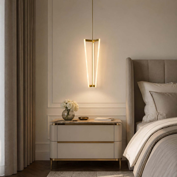 Modern Acrylic LED Chandelier for Dining Rooms and Entries | Vinlighting