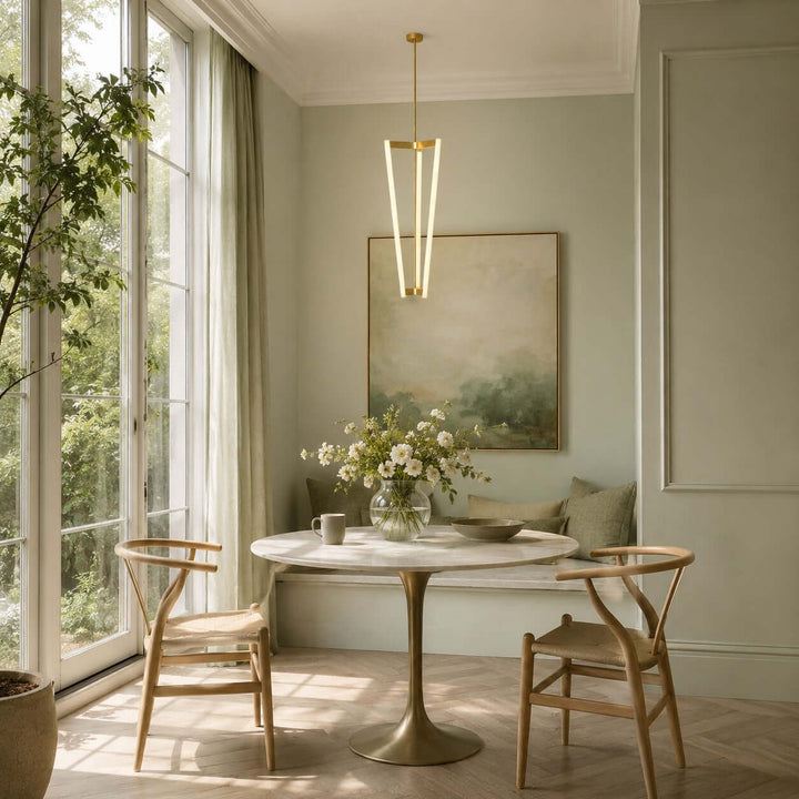 Modern Acrylic LED Chandelier for Dining Rooms and Entries | Vinlighting