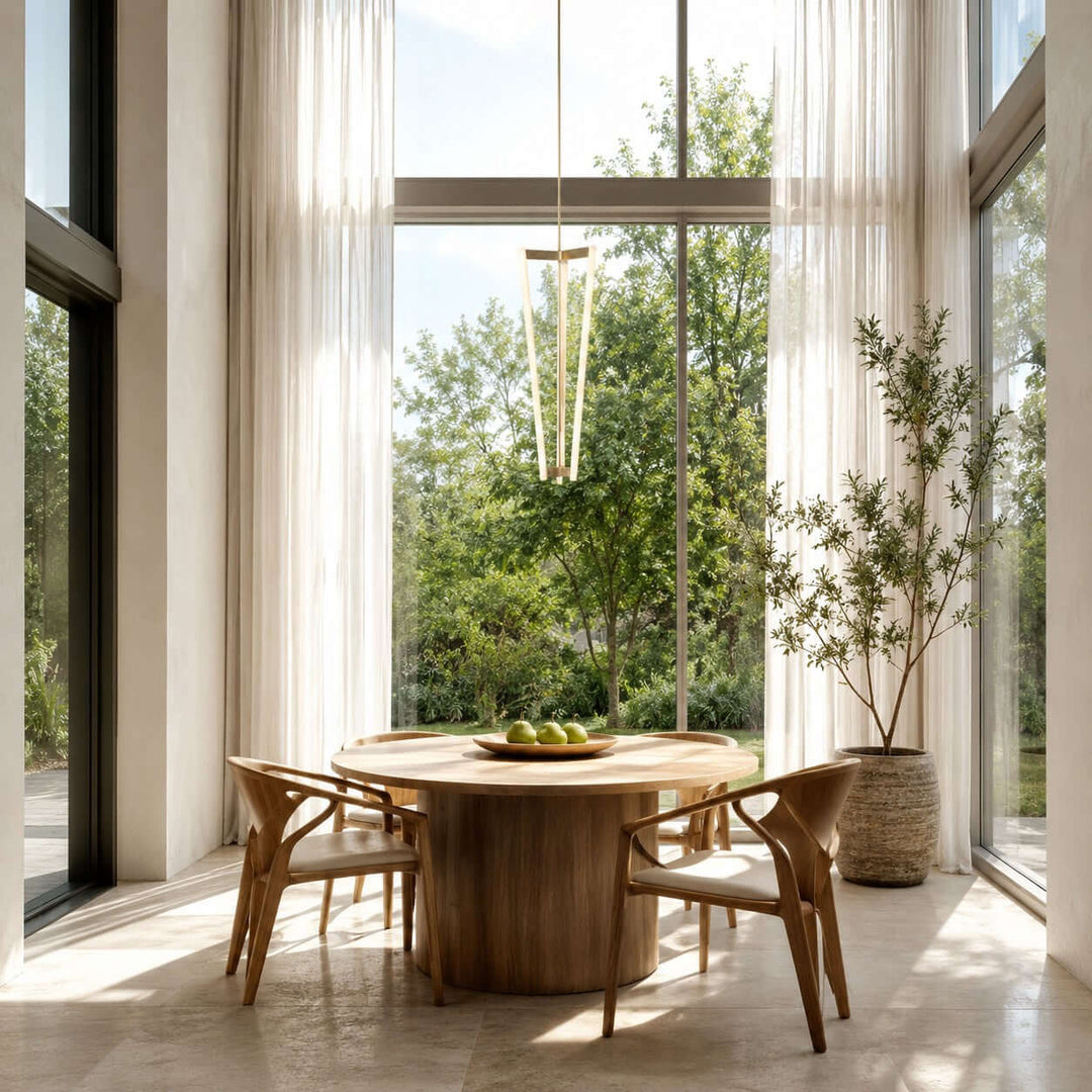 Modern Acrylic LED Chandelier for Dining Rooms and Entries | Vinlighting