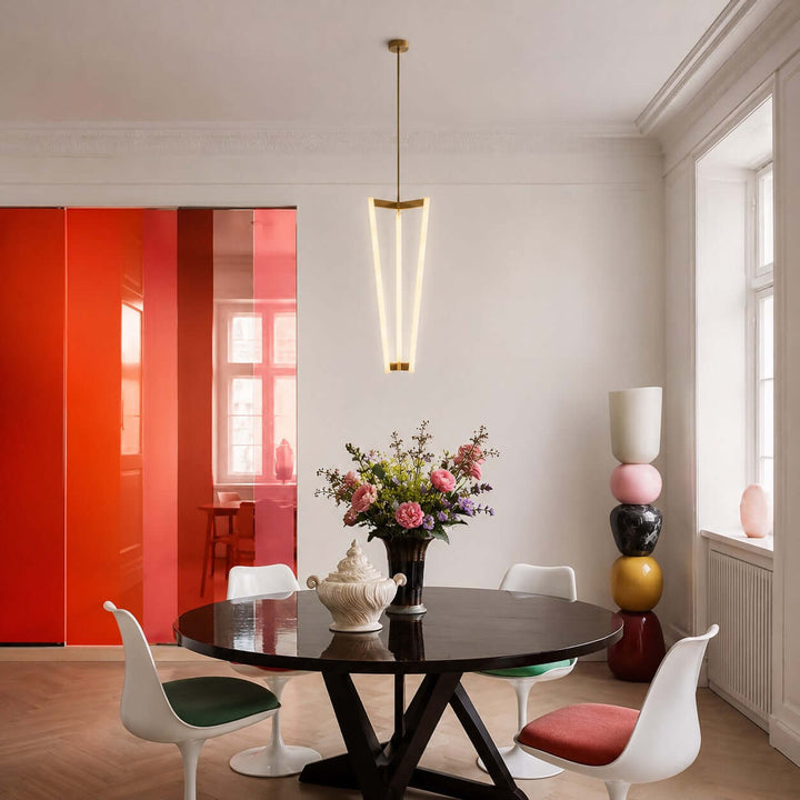Modern Acrylic LED Chandelier for Dining Rooms and Entries | Vinlighting