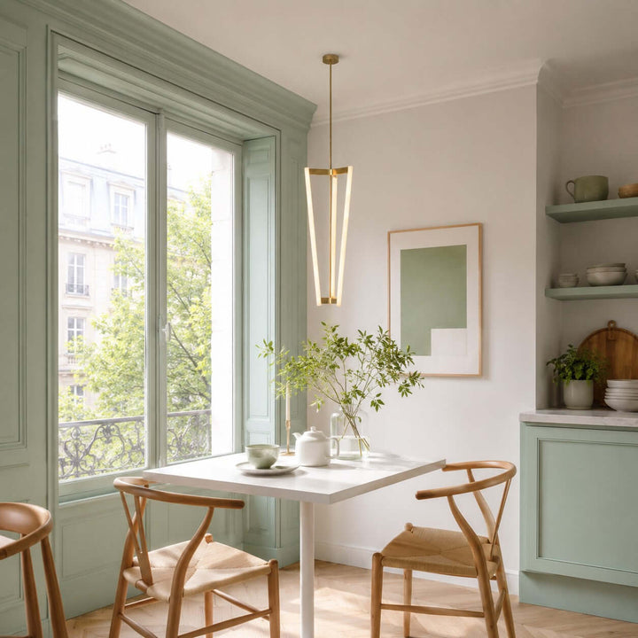 Modern Acrylic LED Chandelier for Dining Rooms and Entries | Vinlighting