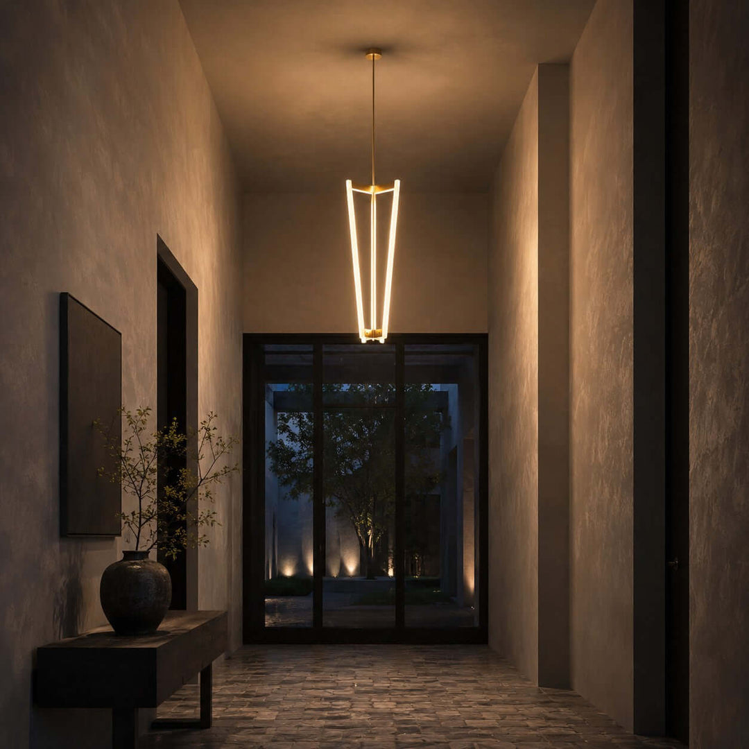 Modern Acrylic LED Chandelier for Dining Rooms and Entries | Vinlighting