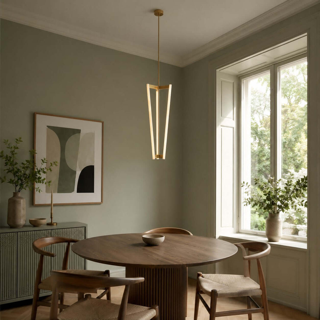 Modern Acrylic LED Chandelier for Dining Rooms and Entries | Vinlighting