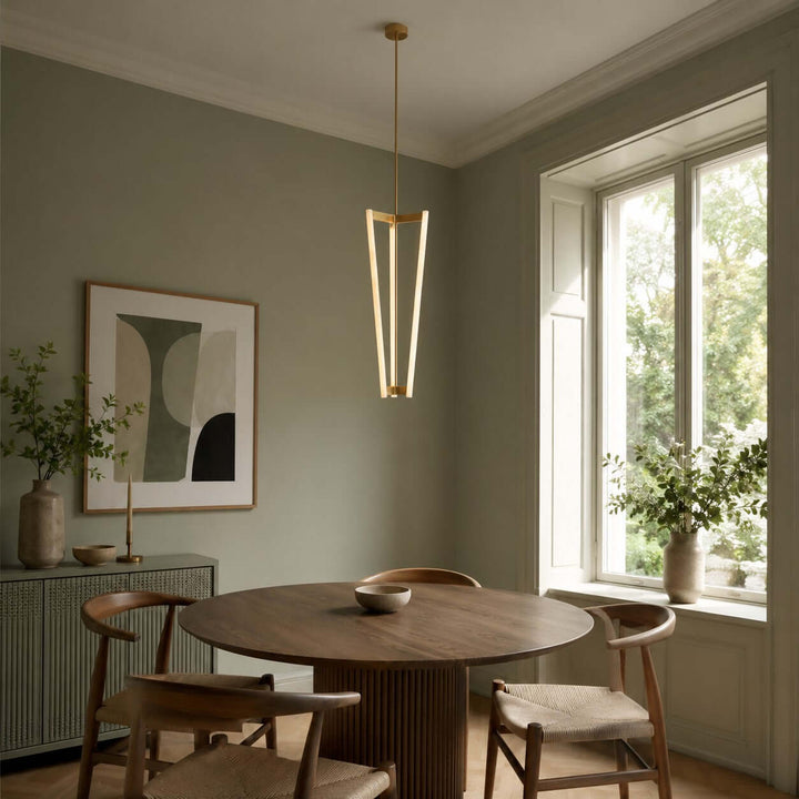 Modern Acrylic LED Chandelier for Dining Rooms and Entries | Vinlighting