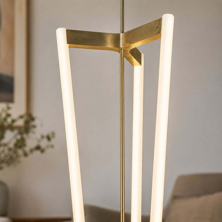 Modern Acrylic LED Chandelier for Dining Rooms and Entries | Vinlighting