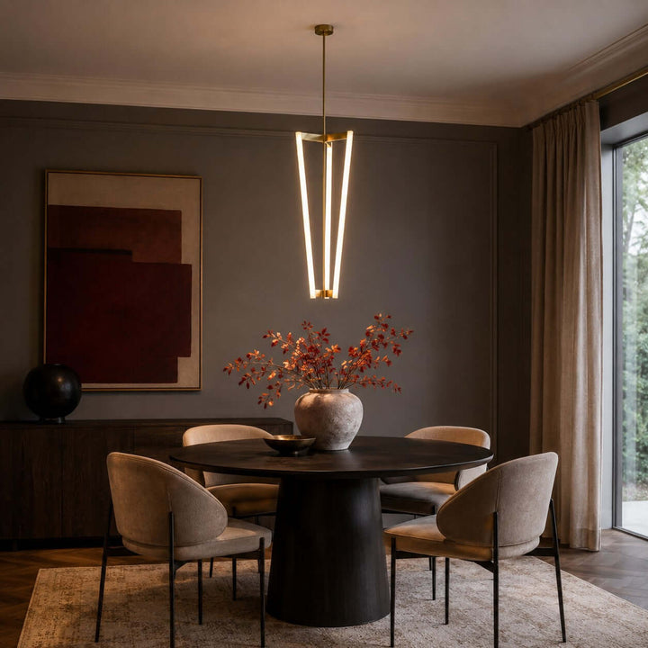 Modern Acrylic LED Chandelier for Dining Rooms and Entries | Vinlighting