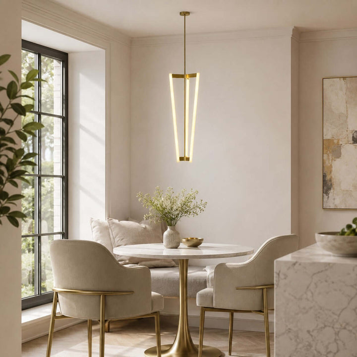 Modern Acrylic LED Chandelier for Dining Rooms and Entries | Vinlighting