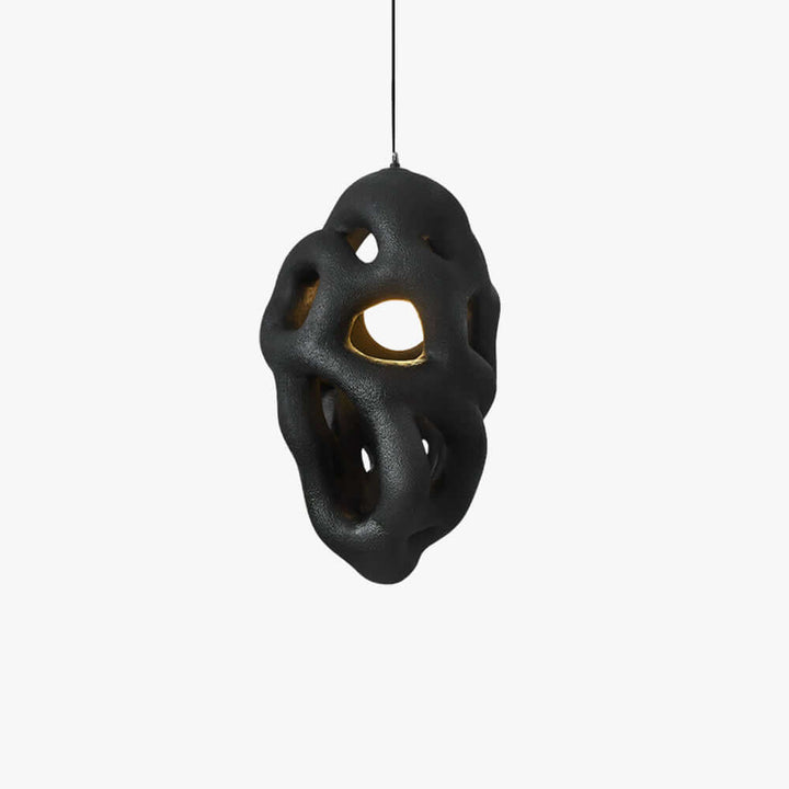 Tavra Resin Pendant Lamp – Japanese Wabi Sabi Resin Statement Lighting