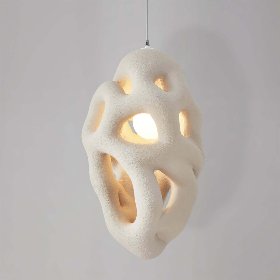 Tavra Resin Pendant Lamp – Japanese Wabi Sabi Resin Statement Lighting