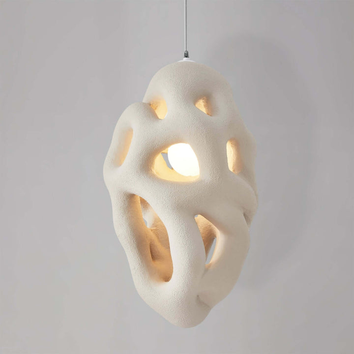 Tavra Resin Pendant Lamp – Japanese Wabi Sabi Resin Statement Lighting