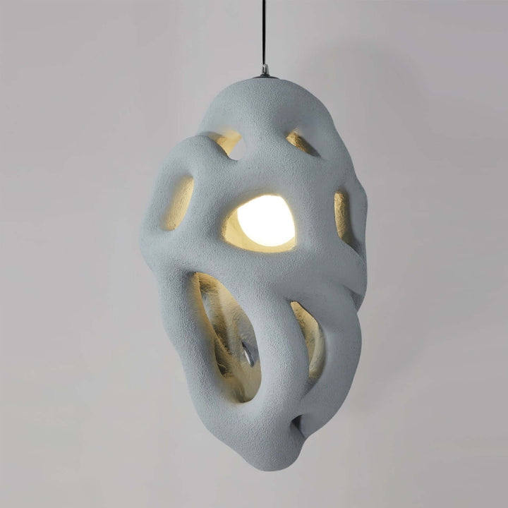 Tavra Resin Pendant Lamp – Japanese Wabi Sabi Resin Statement Lighting
