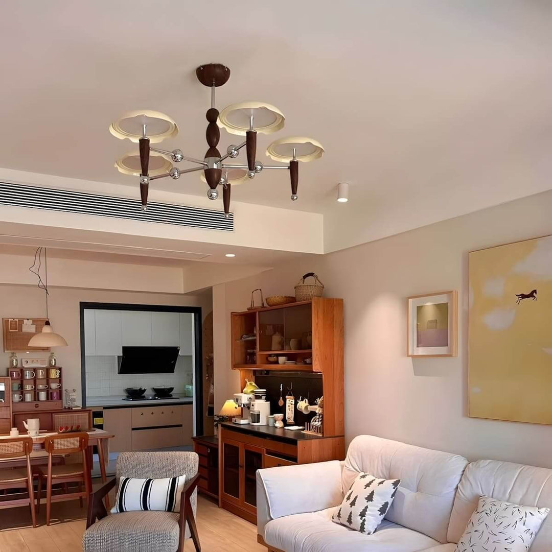 Tavren Chandelier – Mid-Century Retro Living Room Chandelier