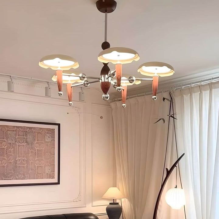 Tavren Chandelier – Mid-Century Retro Living Room Chandelier