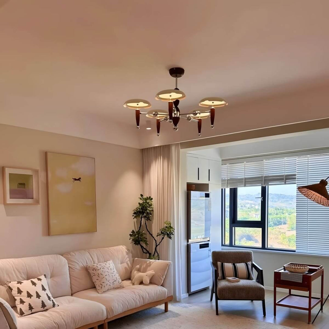 Tavren Chandelier – Mid-Century Retro Living Room Chandelier