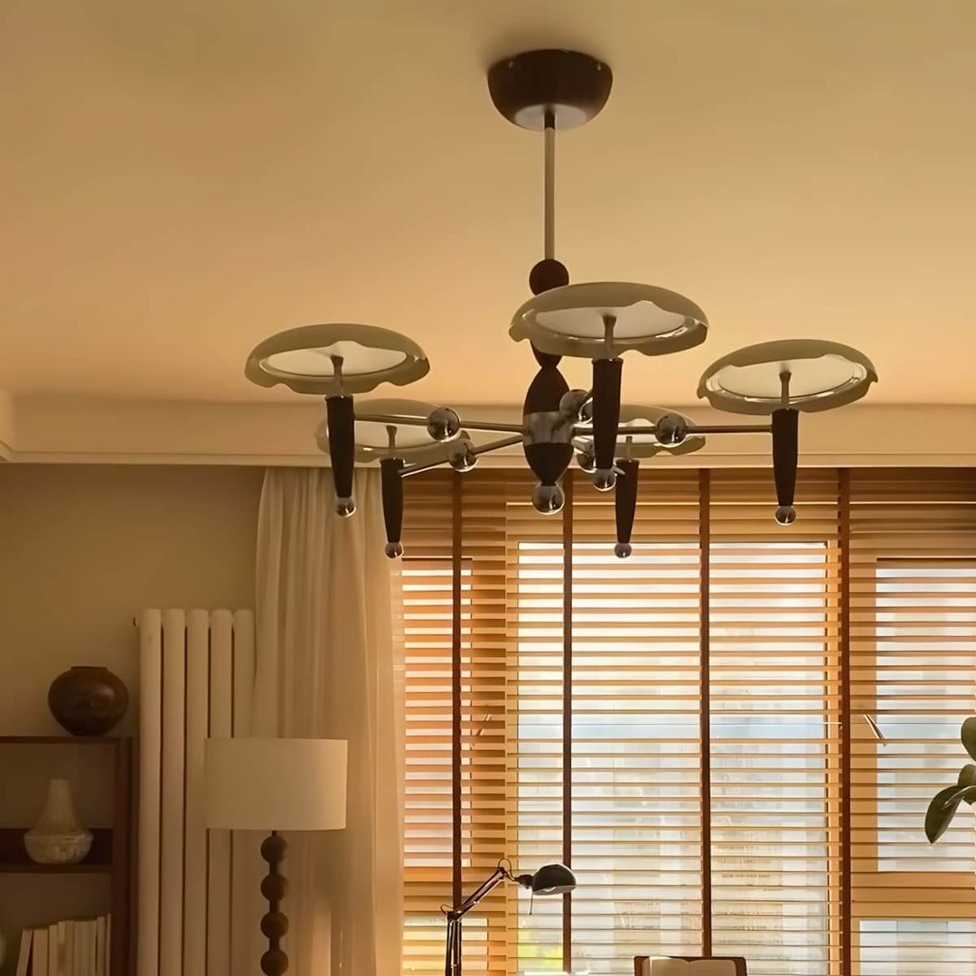 Tavren Chandelier – Mid-Century Retro Living Room Chandelier