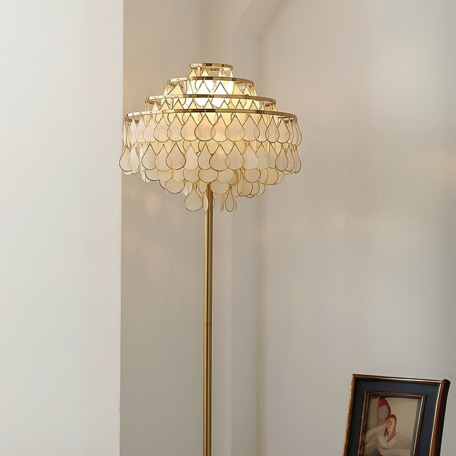 Teardrops Shell Floor Lamp - Vinlighting