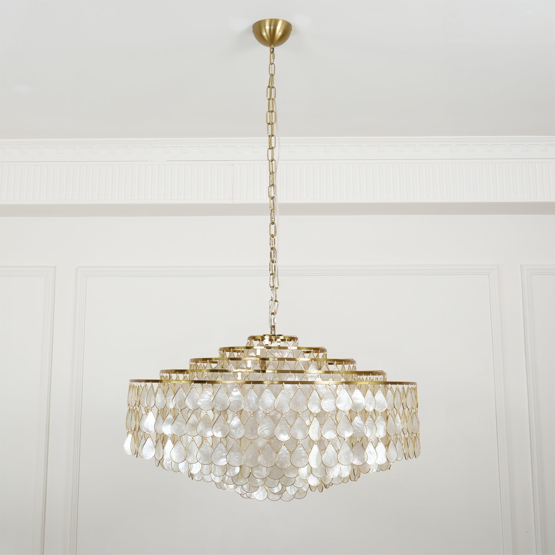 Teardrops Shell Chandelier