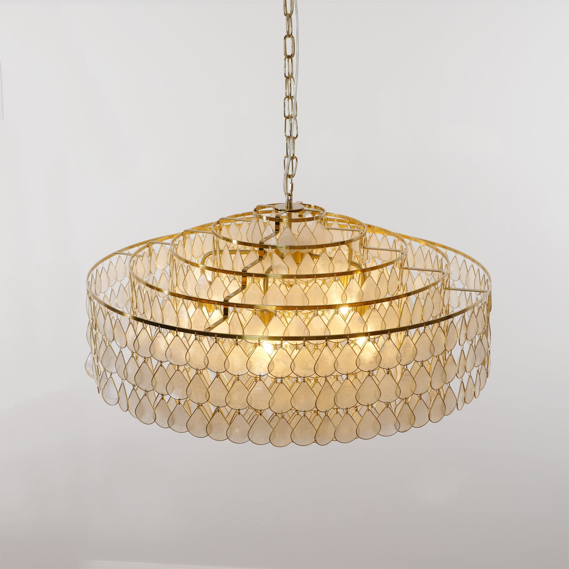 Teardrops Shell Chandelier