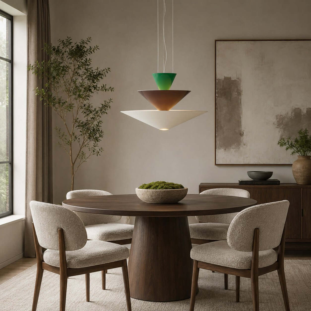Tierney Pendant Light - Modern Layered Cone Pendant for Kitchen Island | Vinlighting