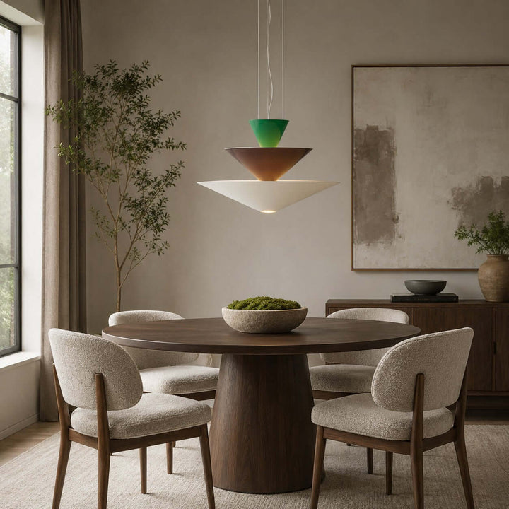 Tierney Pendant Light - Modern Layered Cone Pendant for Kitchen Island | Vinlighting