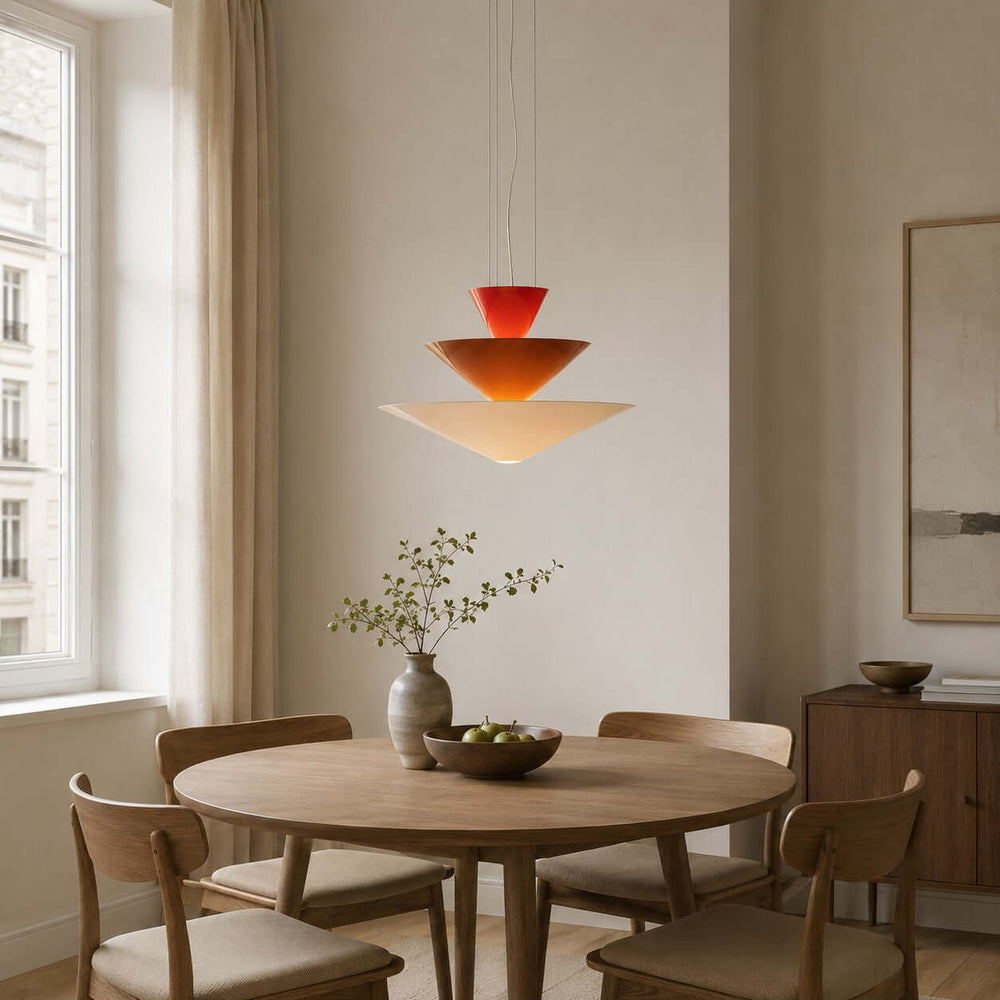 Tierney Pendant Light - Modern Layered Cone Pendant for Kitchen Island | Vinlighting