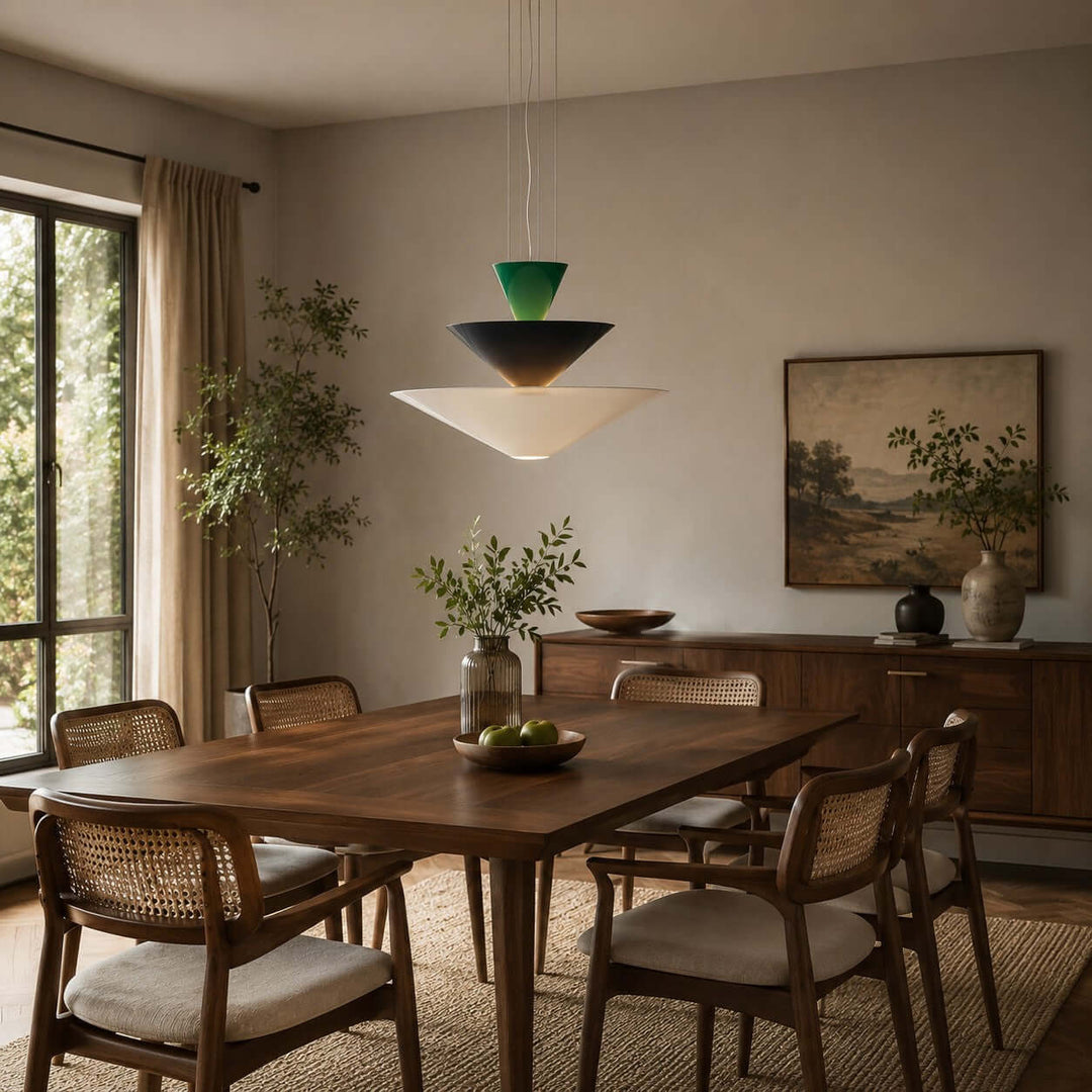 Tierney Pendant Light - Modern Layered Cone Pendant for Kitchen Island | Vinlighting
