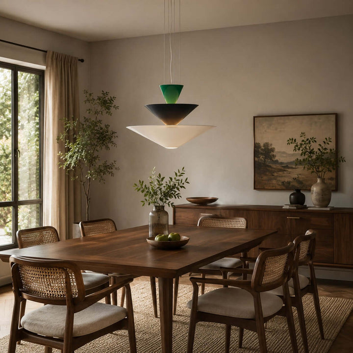 Tierney Pendant Light - Modern Layered Cone Pendant for Kitchen Island | Vinlighting
