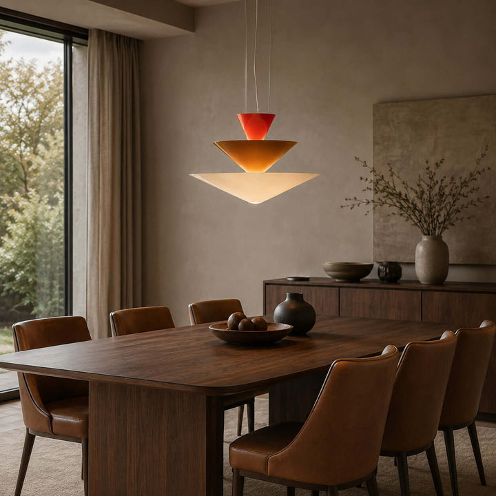 Tierney Pendant Light - Modern Layered Cone Pendant for Kitchen Island | Vinlighting