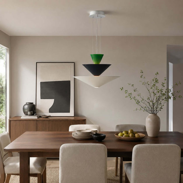 Tierney Pendant Light - Modern Layered Cone Pendant for Kitchen Island | Vinlighting