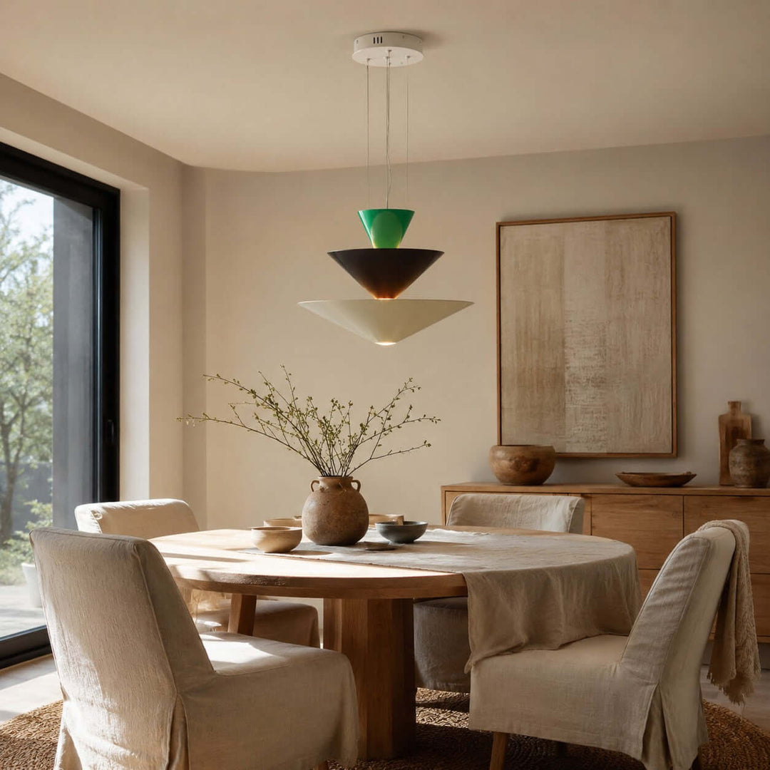 Tierney Pendant Light - Modern Layered Cone Pendant for Kitchen Island | Vinlighting