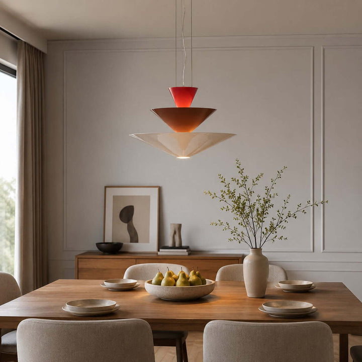 Tierney Pendant Light - Modern Layered Cone Pendant for Kitchen Island | Vinlighting