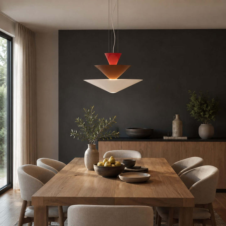 Tierney Pendant Light - Modern Layered Cone Pendant for Kitchen Island | Vinlighting