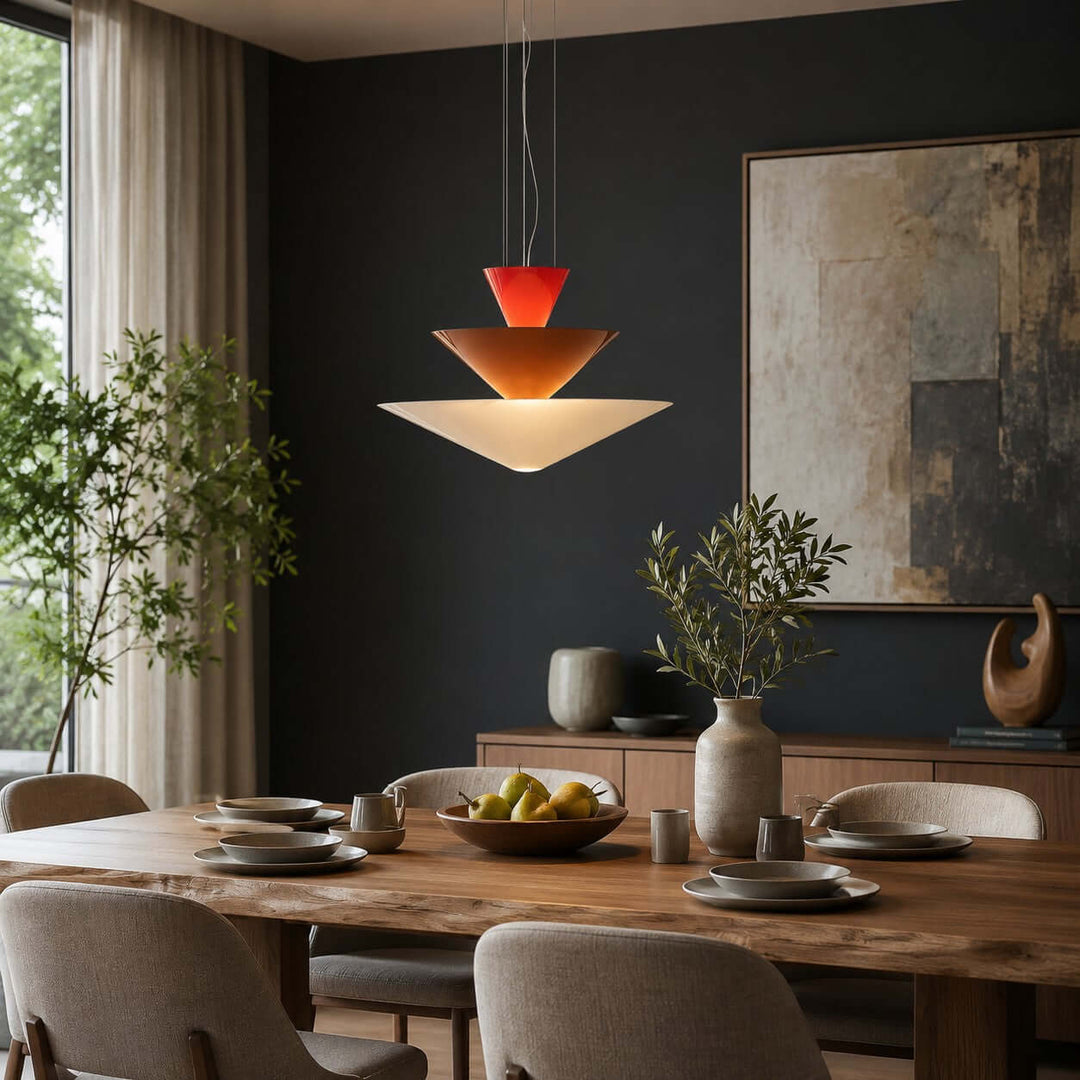 Tierney Pendant Light - Modern Layered Cone Pendant for Kitchen Island | Vinlighting