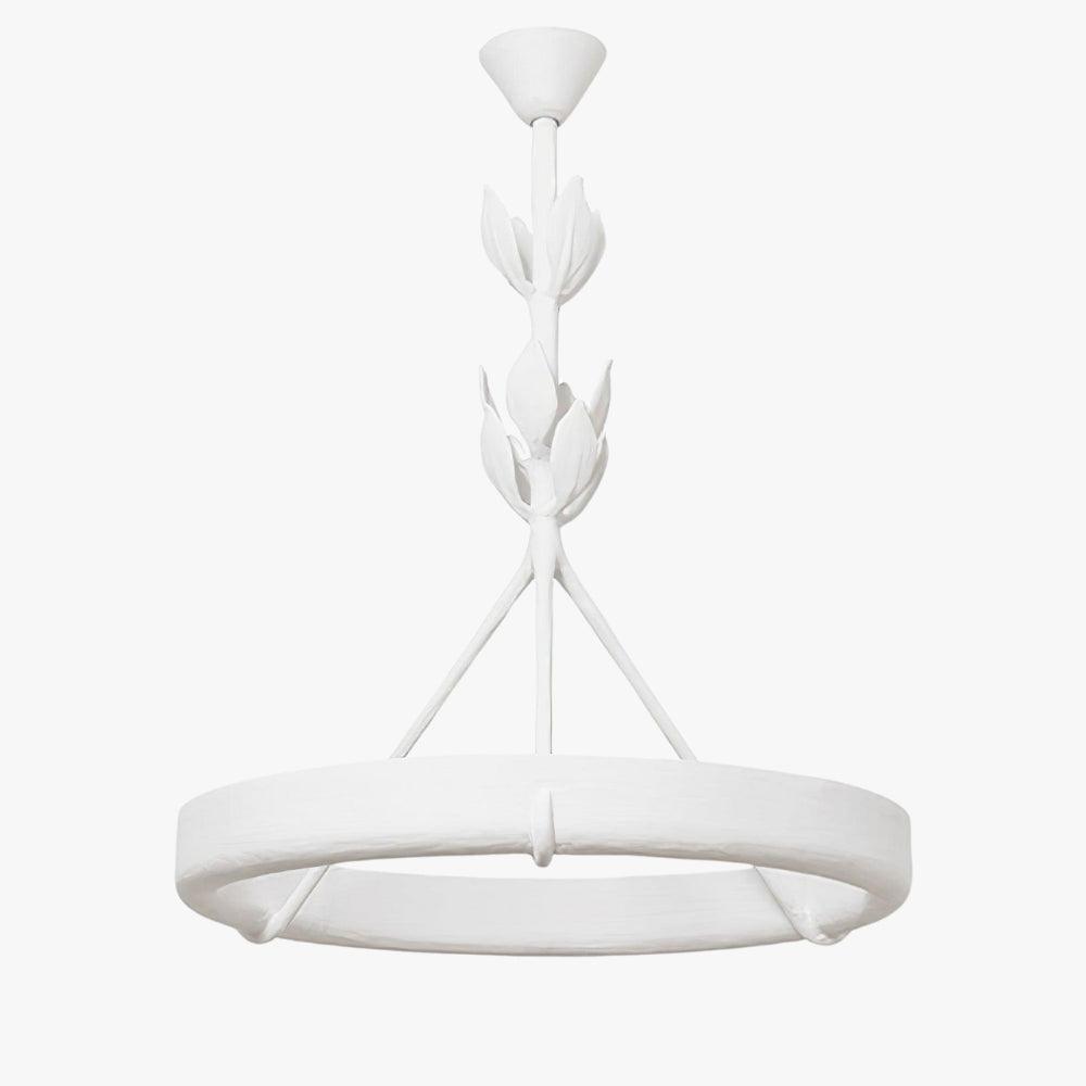 Tinsley Plaster Chandelier | Elegant Floral & Geometric Design | Vinlighting | Vinlighting
