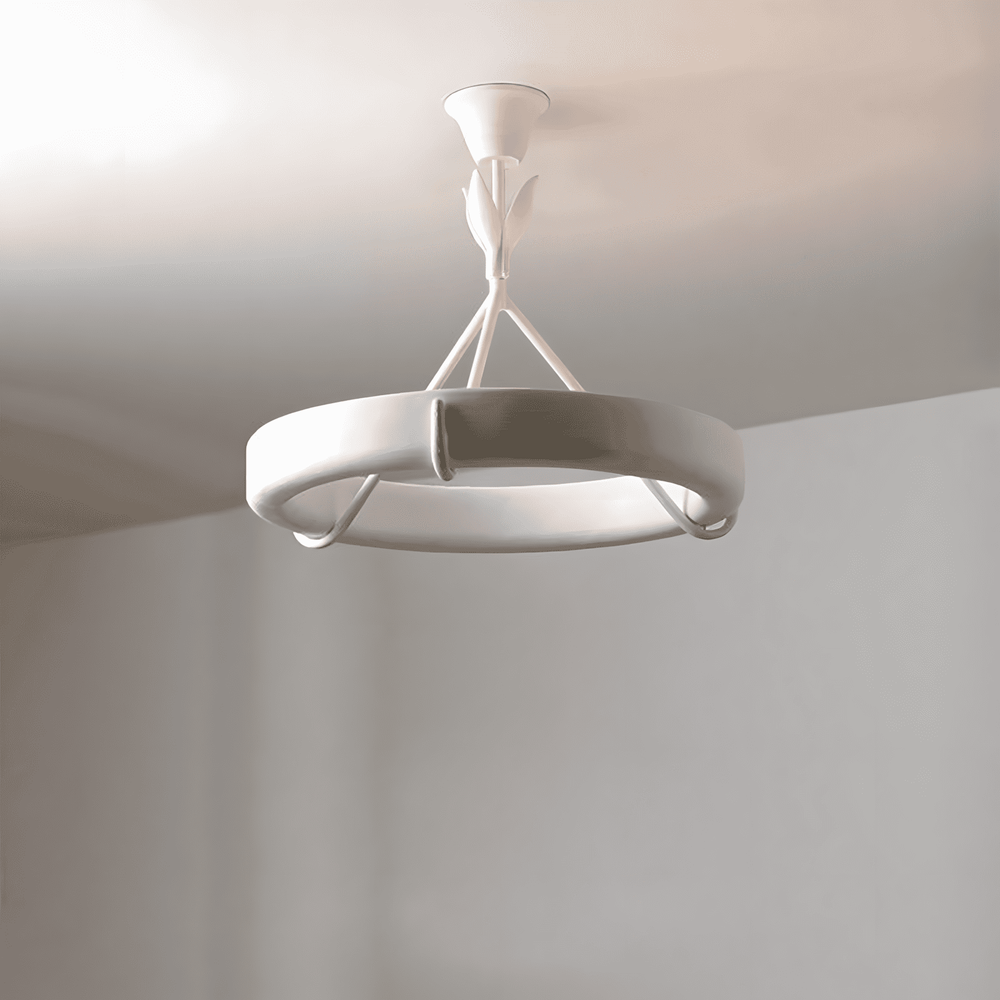 Tinsley Plaster Chandelier | Elegant Floral & Geometric Design | Vinlighting | Vinlighting