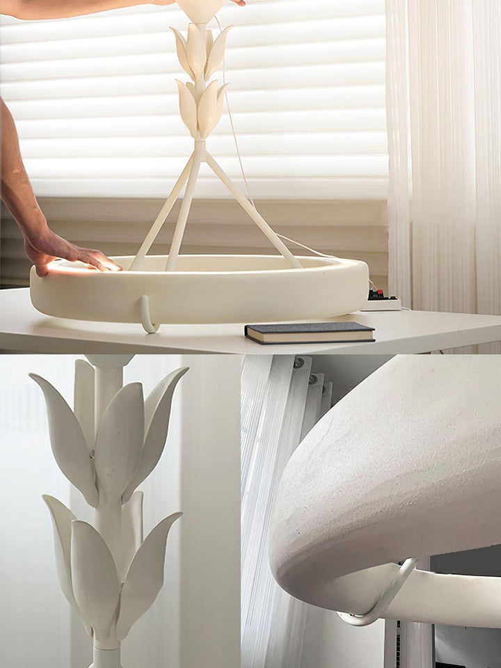 Tinsley Plaster Chandelier | Elegant Floral & Geometric Design | Vinlighting | Vinlighting