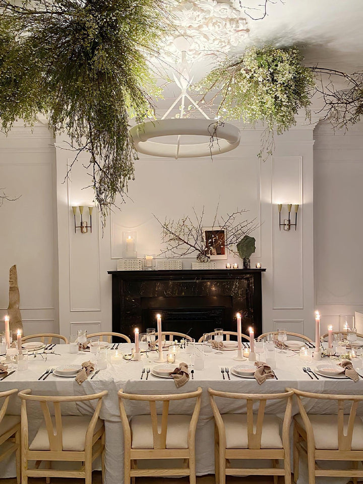 Tinsley Plaster Chandelier | Elegant Floral & Geometric Design | Vinlighting | Vinlighting