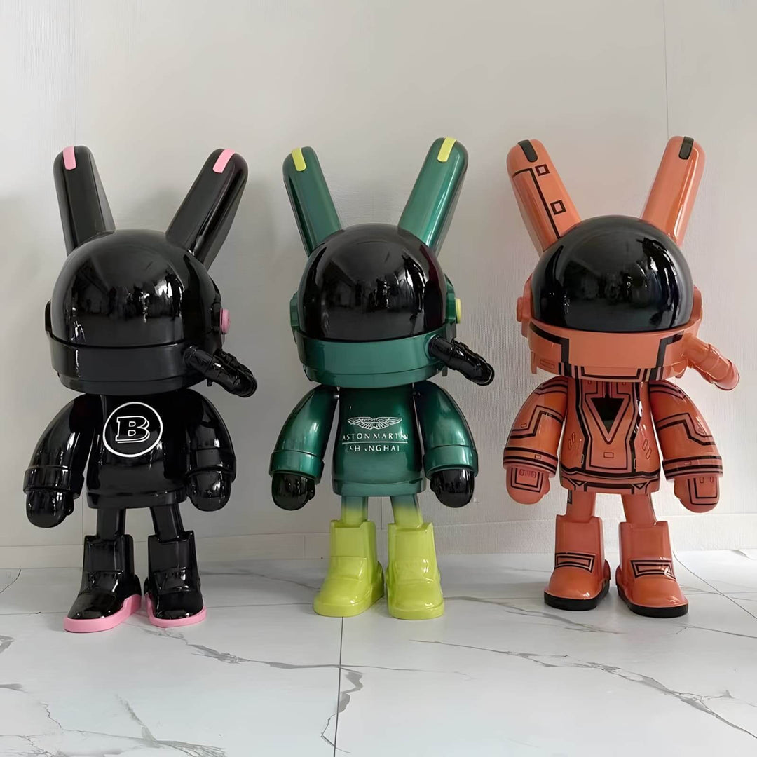 Tivla Space Bunny Sculpture – Designer Living Room Art Decor