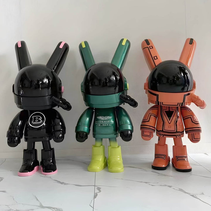 Tivla Space Bunny Sculpture – Designer Living Room Art Decor