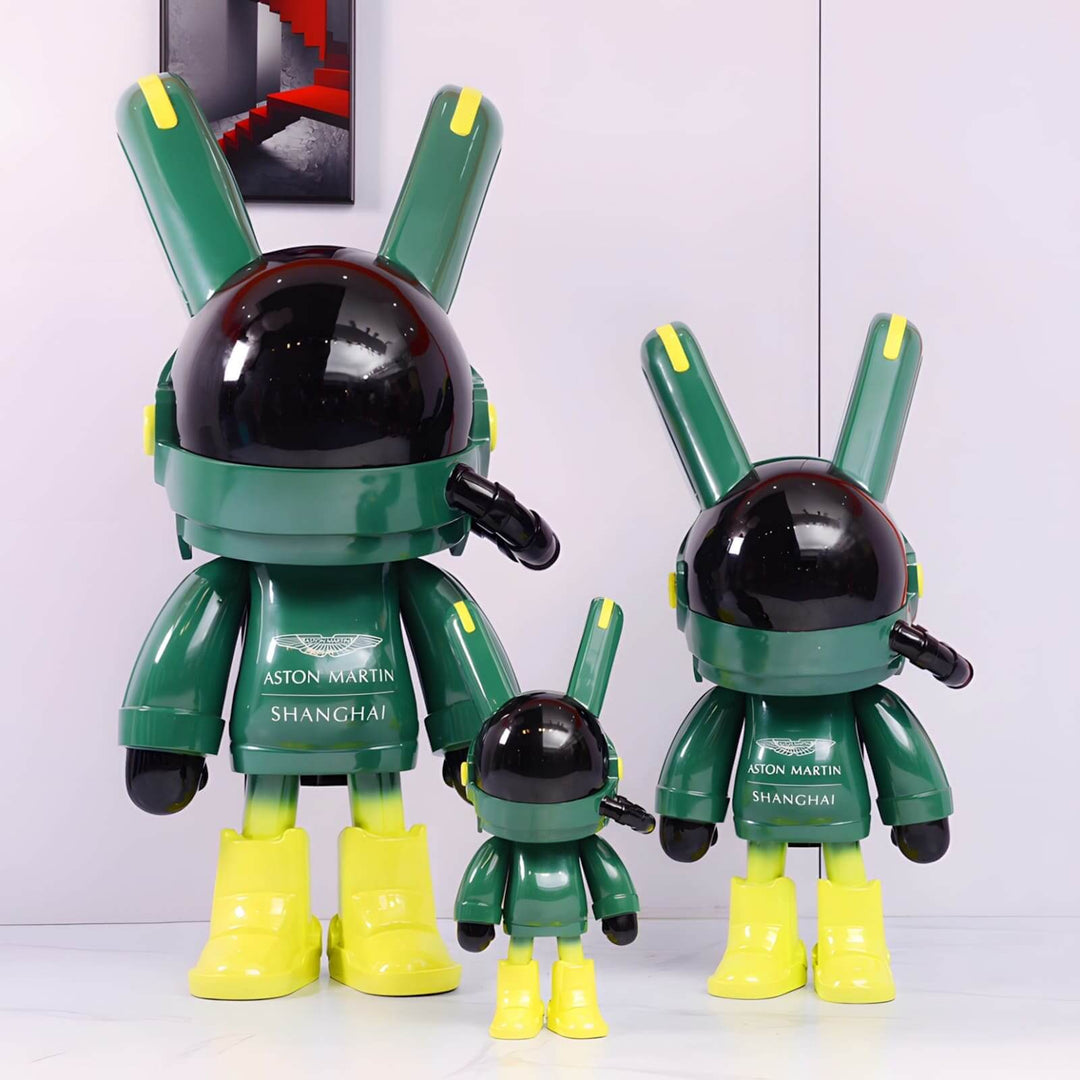 Tivla Space Bunny Sculpture – Designer Living Room Art Decor