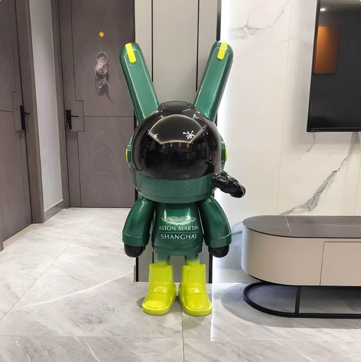 Tivla Space Bunny Sculpture – Designer Living Room Art Decor