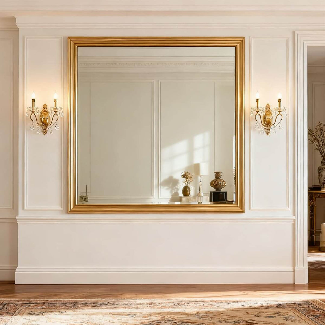 Tivora Wall Lamp – French Vintage Brass Crystal Corridor Light