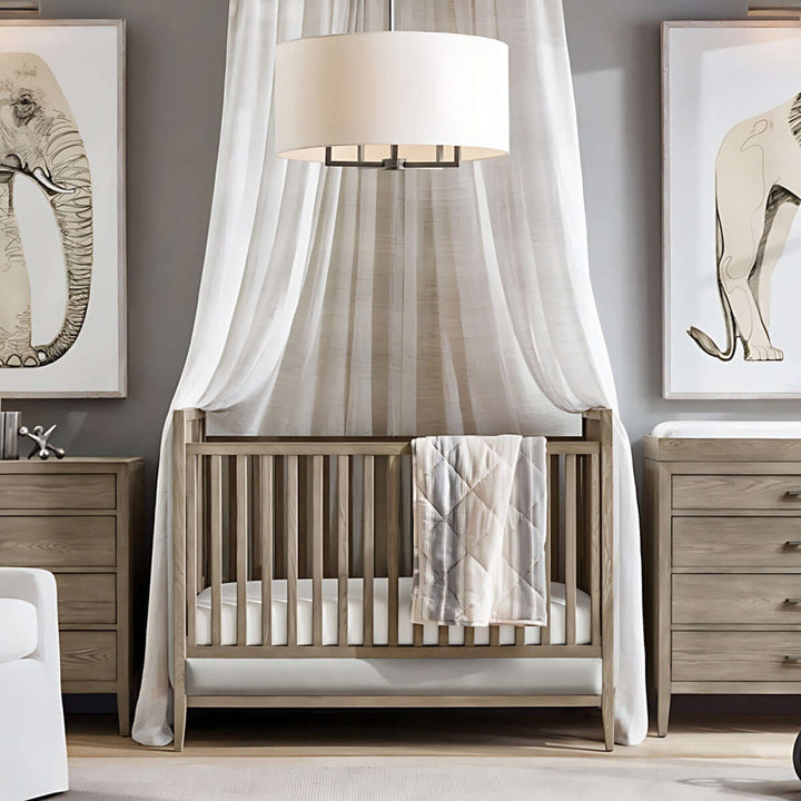 Tivorix Chandelier - French Retro Fabric Living Room Chandelier