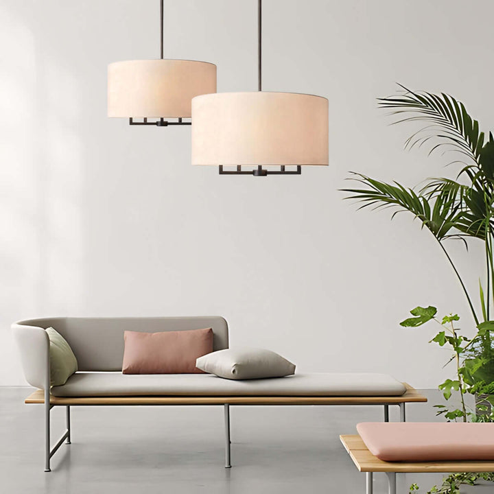 Tivorix Chandelier - French Retro Fabric Living Room Chandelier