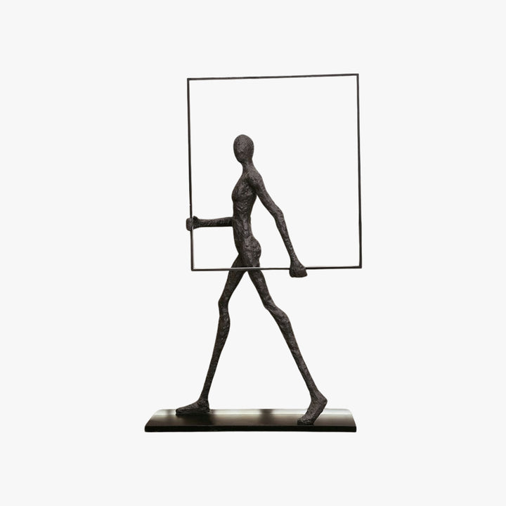 Tivoro Square Floor Lamp – Post-Modern Resin Art Sculpture