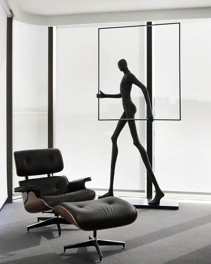 Tivoro Square Floor Lamp – Post-Modern Resin Art Sculpture