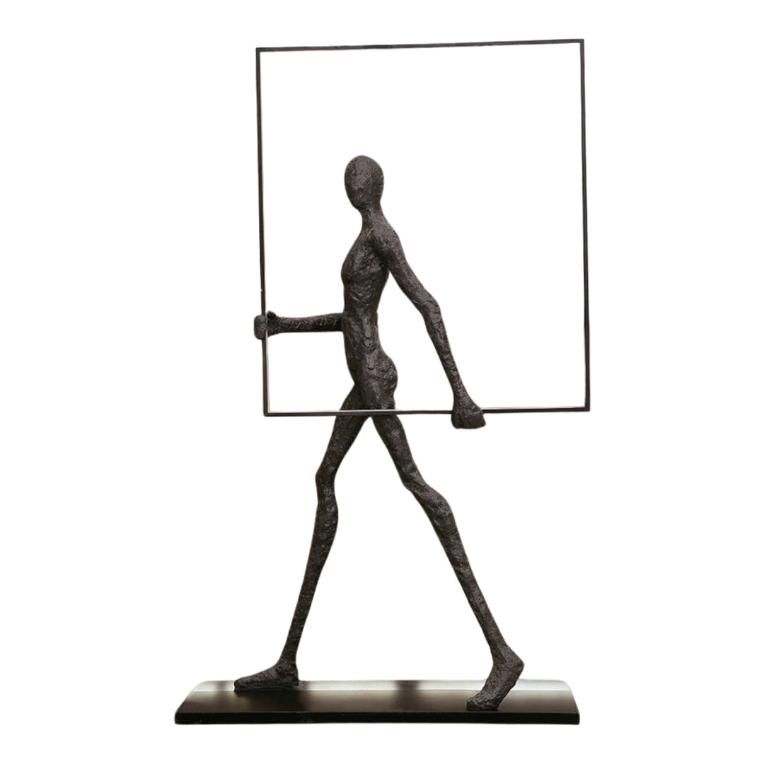 Tivoro Square Floor Lamp – Post-Modern Resin Art Sculpture