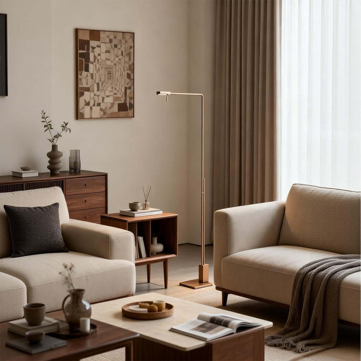 Tivra Floor Lamp Modern Minimal LED Lighting for Office & Living Room