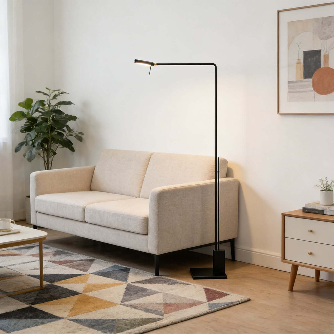Tivra Floor Lamp Modern Minimal LED Lighting for Office & Living Room