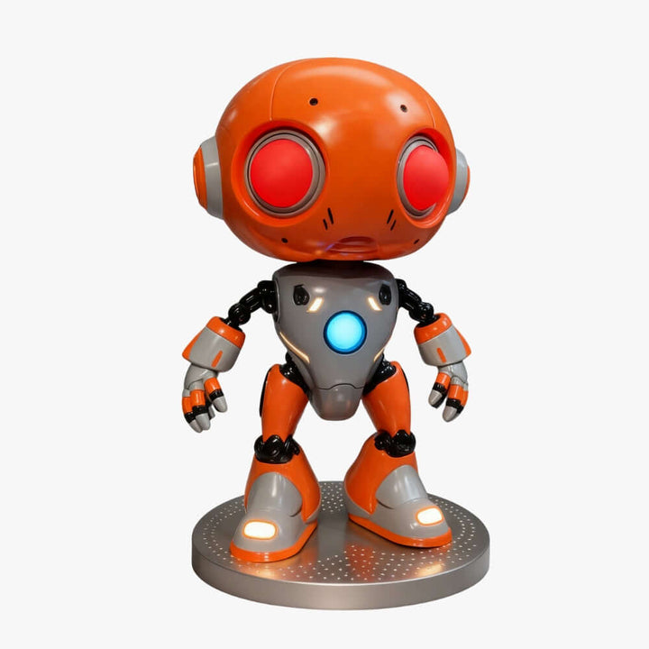 Toviko Sculpture Floor Lamp – Art Deco, Robot Sculpture Floor Lamp